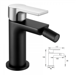 CHIC GRIFO BIDET NEGRO