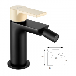 CHIC GRIFO BIDET NEGRO