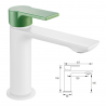 CHIC GRIFO LAVABO BLANCO