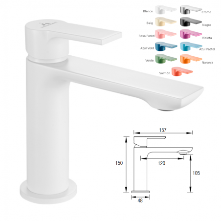 CHIC GRIFO LAVABO BLANCO