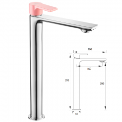 CHIC GRIFO LAVABO ALTO CROMO